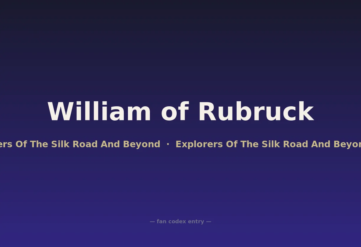William of Rubruck